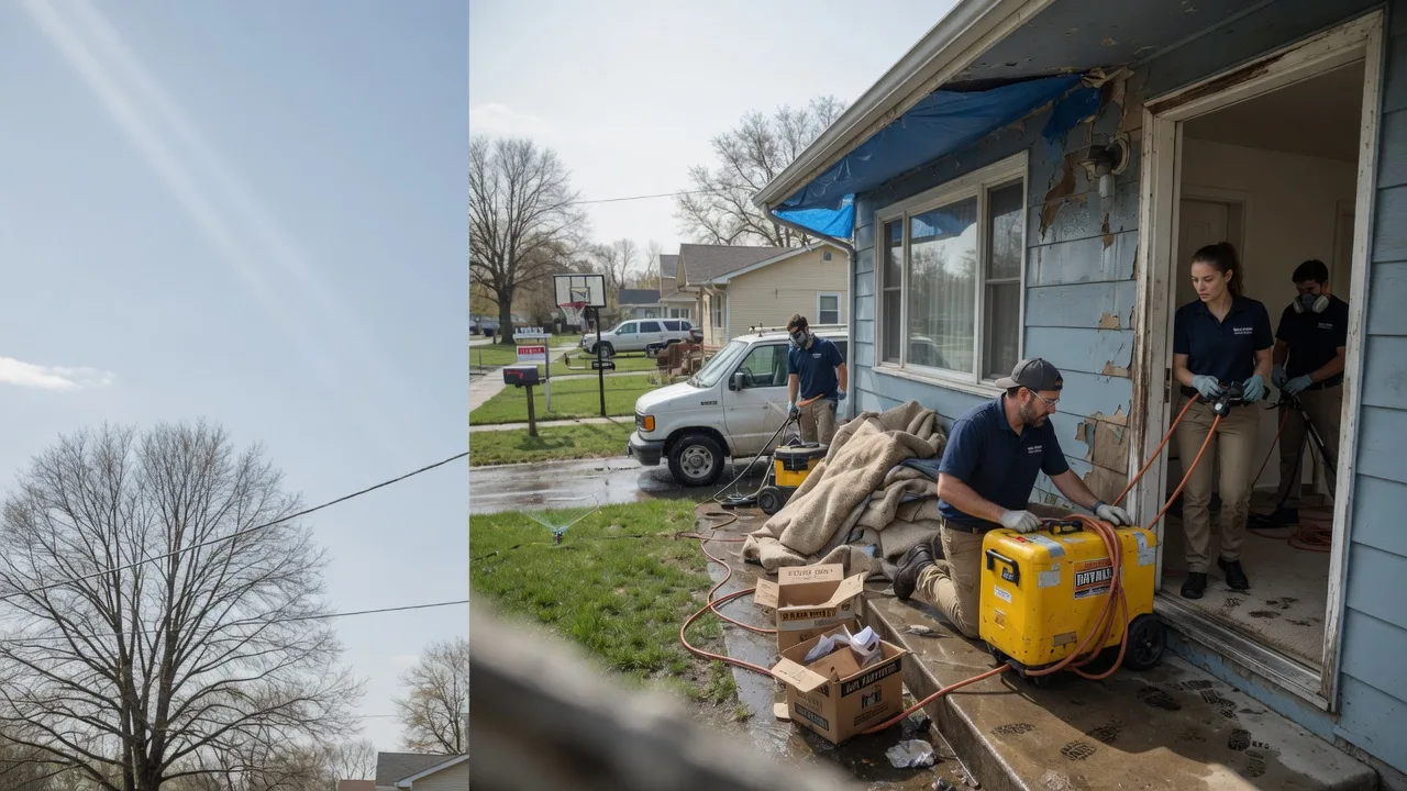 Basement Flood Cleanup in Lavon, TX near me
